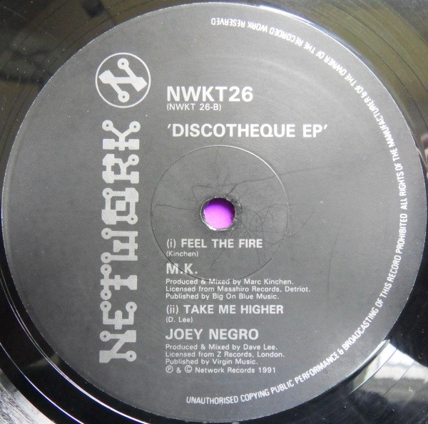 The Discotheque E.P. by Various - 12", EP, UK. 1991. Electronic/Deep House, Garage House Very Good Plus (VG+) Very Good Plus (VG+) - vinyl For Sale in Nottingham. - 3
