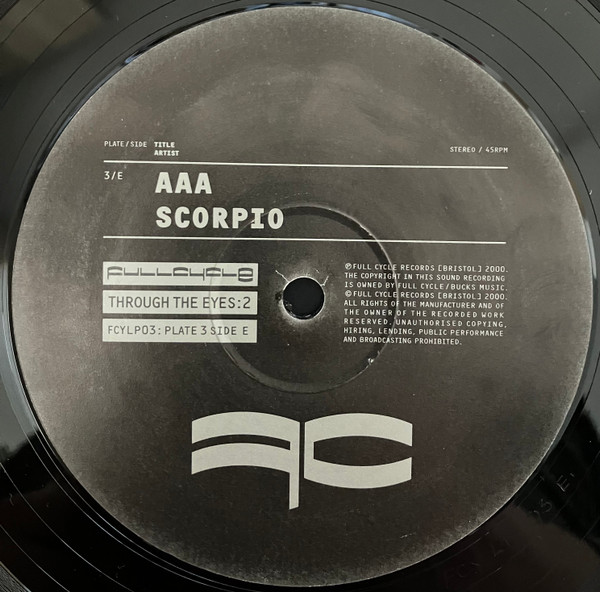 Through The Eyes:2 by Various - 3x12", Comp, UK. 2000. Electronic/Drum n Bass Good Plus (G+) Very Good (VG) - vinyl For Sale in Nottingham. - 13