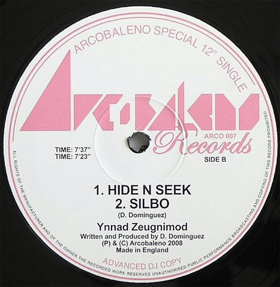No Name by Ynnad Zeugnimod - 12", Adv, UK. 2008. Electronic/Techno, Tech House Near Mint (NM or M-) Very Good Plus (VG+) - vinyl For Sale in Nottingham. - 3