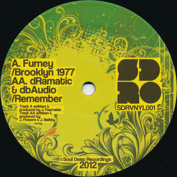 Brooklyn 1977 / Remember by Furney / dRamatic & dbAudio - 12", US. 2013. Electronic/Drum n Bass Near Mint (NM or M-) Near Mint (NM or M-) vinyl Nottingham.