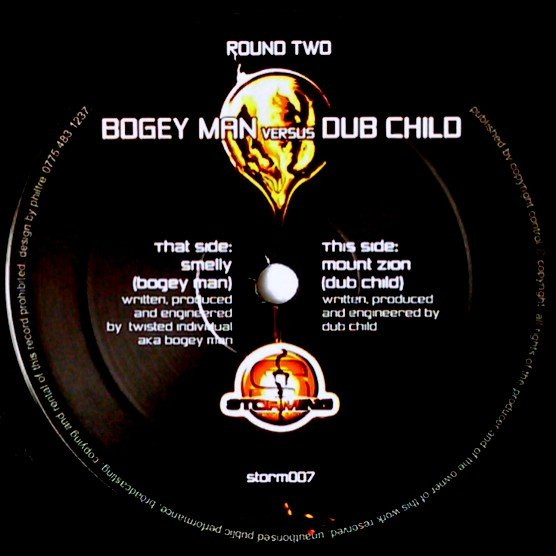 Round Two by Bogey Man Versus Dub Child (2) - 12", UK. 2006. Electronic/UK Garage, Dubstep Near Mint (NM or M-) Generic vinyl Nottingham.