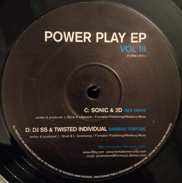 Power Play EP Volume III by Various - 3x12", UK. 2001. Electronic/Drum n Bass Mint (M) Very Good (VG) - vinyl For Sale in Nottingham. - 4