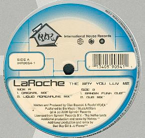 The Way You Luv Me by LaRoche - 12", US. 2000. Electronic/House Very Good (VG) Generic vinyl Nottingham.
