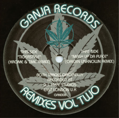 Remixes Vol Two by The Ganja Kru - 12", UK. 1994. Electronic/Drum n Bass, Jungle Very Good Plus (VG+) Generic vinyl Nottingham.