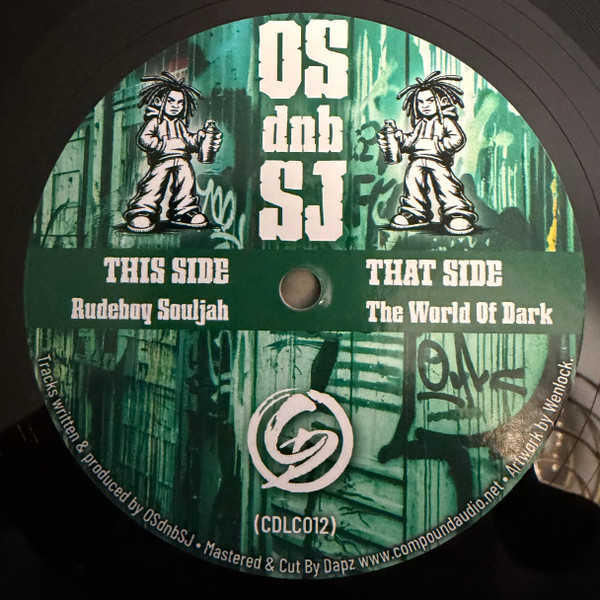 Rudeboy Souljah / The World Of Dark by OSDnBSJ - Lathe, 10", UK. 2026. Electronic/Jungle, Hardcore Mint (M) Mint (M) - vinyl For Sale in Nottingham. - 2