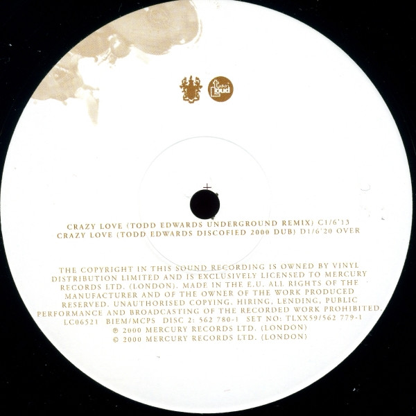 Crazy Love by MJ Cole - 2x12", UK. 2000. Electronic/House, UK Garage Very Good Plus (VG+) Very Good Plus (VG+) - vinyl For Sale in Nottingham. - 4
