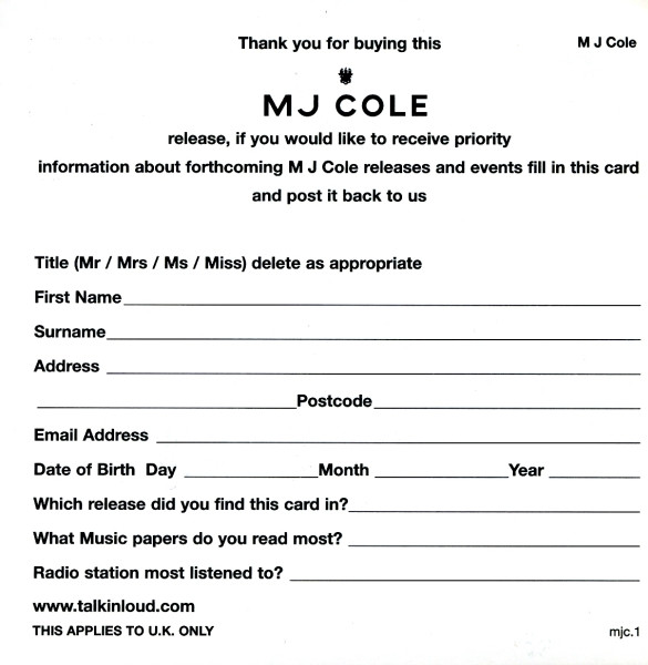 Crazy Love by MJ Cole - 2x12", UK. 2000. Electronic/House, UK Garage Very Good Plus (VG+) Very Good Plus (VG+) - vinyl For Sale in Nottingham. - 7